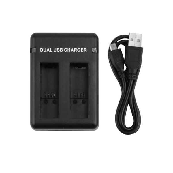 Зарядное устройство для 2-х аккумуляторов GoPro Hero 5, 6, 7 (АКБ AABAT-001, AHDBT-501) с USB (код XTGP346B)
Зарядное устройство для 2-х аккумуляторов GoPro Hero 5, 6, 7 (АКБ AABAT-001, AHDBT-501) с USB (код XTGP346B)