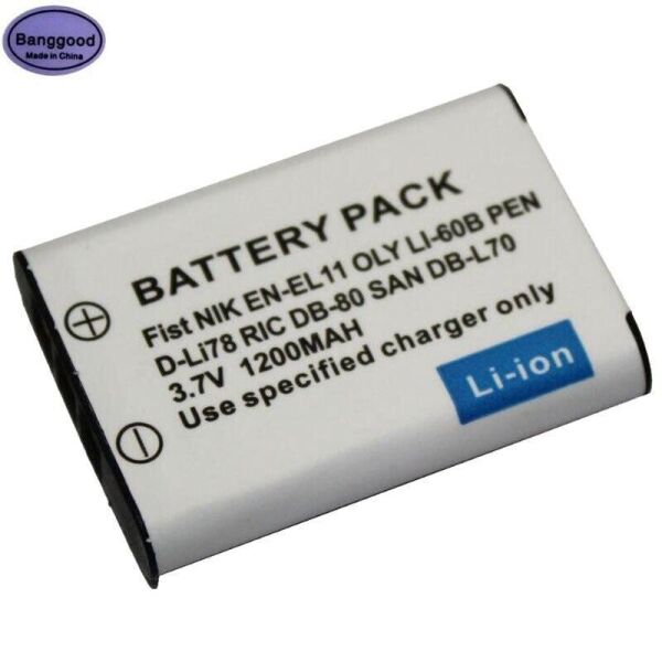 Аккумулятор для экшн-камер SONY HDR-AZ1 - аккумулятор NP-BY1 (Li-60B, EN-EL11) - аналог 1200 ма
Аккумулятор для экшн-камер SONY HDR-AZ1 - аккумулятор NP-BY1 (Li-60B, EN-EL11) - аналог 1200 ма