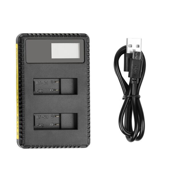 USB зарядное с LCD дисплеем для 2-х аккумуляторов AHDBT-501 (AABAT-001) для GoPro Hero 5, 6, 7 (код XTGP432)
USB зарядное с LCD дисплеем для 2-х аккумуляторов AHDBT-501 (AABAT-001) для GoPro Hero 5, 6, 7 (код XTGP432)