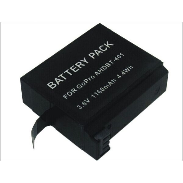 Аккумулятор AHDBT-401 для GoPro Hero 4 - аналог на 1160 ma
Аккумулятор AHDBT-401 для GoPro Hero 4 - аналог на 1160 ma