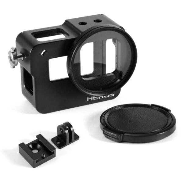 Алюминиевый корпус для экшн камер GoPro Hero 5, 6, 7 с фильтром 52 UV и крышкой (код № XTGP433)
Алюминиевый корпус для экшн камер GoPro Hero 5, 6, 7 с фильтром 52 UV и крышкой (код № XTGP433)