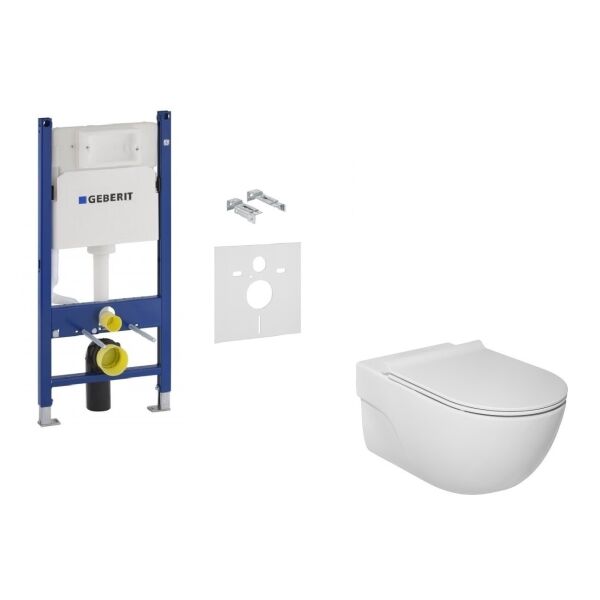 Комплект инсталляция Geberit Duofix 3 в 1 458.126.00.1 + унитаз подвесной Roca Meridian A34H240000 с сидением Soft Close, Белый
Комплект инсталляция Geberit Duofix 3 в 1 458.126.00.1 + унитаз подвесной Roca Meridian A34H240000 с сидением Soft Close, Белый
