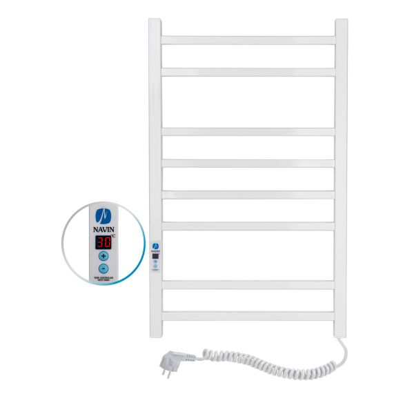 Электрический полотенцесушитель Navin Loft 500x800 Digital правый 12-143052-5080, Белый, Правое, Электронный
Электрический полотенцесушитель Navin Loft 500x800 Digital правый 12-143052-5080, Белый, Правое, Электронный