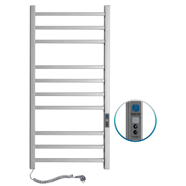 Электрический полотенцесушитель Navin Loft 500x1000 Digital левый 10-043152-5010, Хром, Левое, Электронный
Электрический полотенцесушитель Navin Loft 500x1000 Digital левый 10-043152-5010, Хром, Левое, Электронный