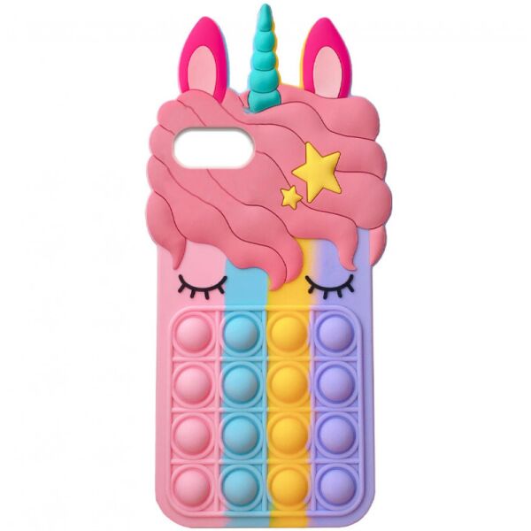 Фигурный силиконовый 3D чехол-антистресс Pop it Bubble Unicorn для iPhone 7 (4.7'') (Разноцветный) (1160351)
Фигурный силиконовый 3D чехол-антистресс Pop it Bubble Unicorn для iPhone 7 (4.7'') (Разноцветный) (1160351)