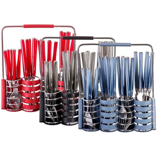 Набор столовых приборов Kamille Elegance Set на 6 персон, с подставкой
Набор столовых приборов Kamille Elegance Set на 6 персон, с подставкой