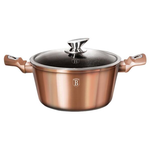 Кастрюля Berlinger Haus Rose Gold 4.1л с крышкой, индукционная с антипригарным покрытием
Кастрюля Berlinger Haus Rose Gold 4.1л с крышкой, индукционная с антипригарным покрытием