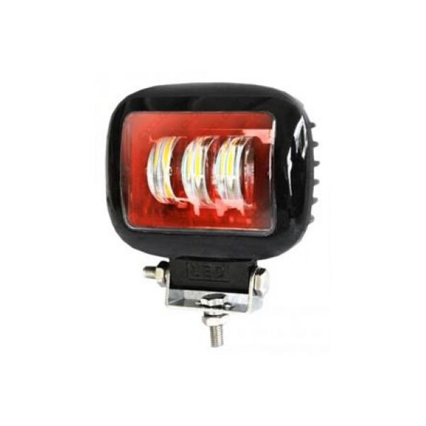 Дополнительные светодиодные фары LED Лидер WL-F1R CREE-3 SP красные прямоугольные ближний 
Дополнительные светодиодные фары LED Лидер WL-F1R CREE-3 SP красные прямоугольные ближний