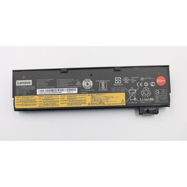 Батарея для ноутбука Lenovo ThinkPad T470 (61++) 01AV492, 6600mAh (72Wh), 6cell, 10.8V, Li-ion, черная
Батарея для ноутбука Lenovo ThinkPad T470 (61++) 01AV492, 6600mAh (72Wh), 6cell, 10.8V, Li-ion, черная