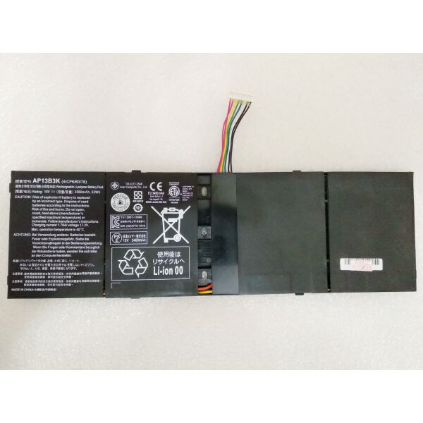 Батарея для ноутбука Acer AP13B3K Aspire M5, 3560mAh (53Wh), 4cell, 15V, Li-Po, черная,
Батарея для ноутбука Acer AP13B3K Aspire M5, 3560mAh (53Wh), 4cell, 15V, Li-Po, черная,