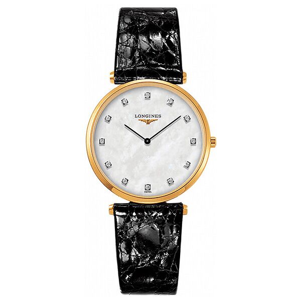 Часы наручные женские LA GRANDE CLASSIQUE DE LONGINES L4.709.2.88.2, кварц, позолота PVD, кожа аллигатора
Часы наручные женские LA GRANDE CLASSIQUE DE LONGINES L4.709.2.88.2, кварц, позолота PVD, кожа аллигатора