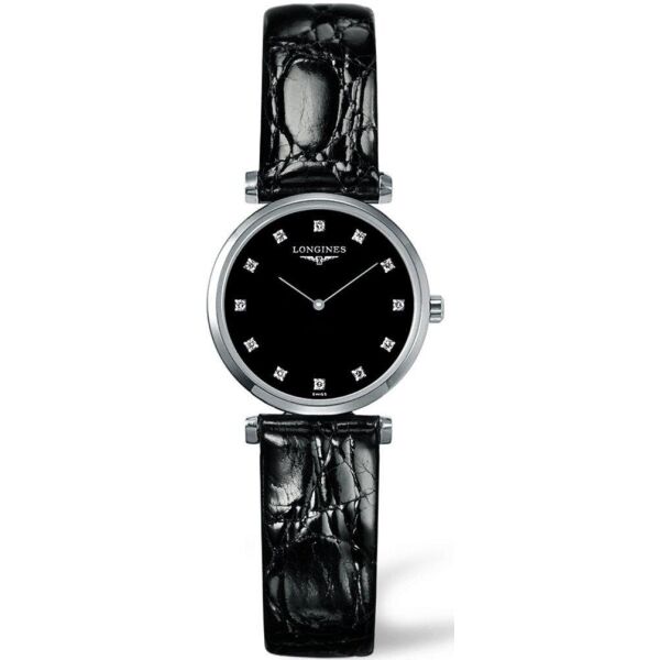 Часы наручные женские LA GRANDE CLASSIQUE DE LONGINES L4.209.4.58.2, 12 бриллиантов, кожа аллигатора, Ø 24 мм
Часы наручные женские LA GRANDE CLASSIQUE DE LONGINES L4.209.4.58.2, 12 бриллиантов, кожа аллигатора, Ø 24 мм