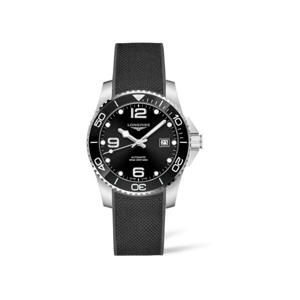 Часы наручные мужские LONGINES HYDROCONQUEST L3.781.4.56.9 дайверские, автоподзавод, черный каучуковый ремешок
Часы наручные мужские LONGINES HYDROCONQUEST L3.781.4.56.9 дайверские, автоподзавод, черный каучуковый ремешок