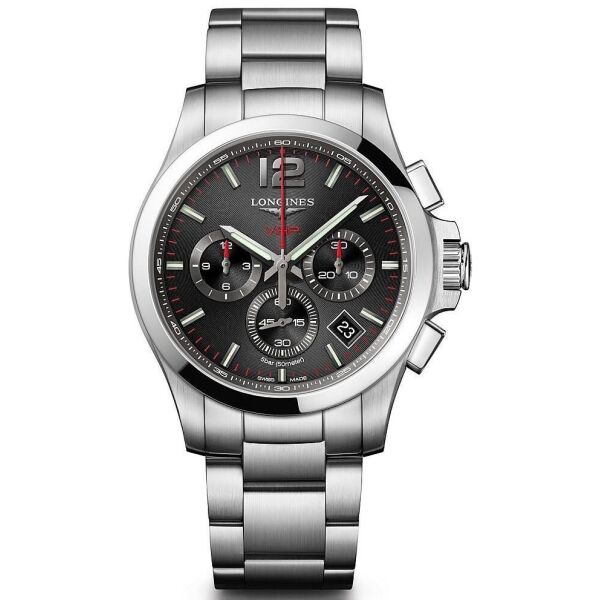 Часы-хронограф мужские наручные LONGINES CONQUEST V.H.P. L3.727.4.56.6, кварц, вечный календарь
Часы-хронограф мужские наручные LONGINES CONQUEST V.H.P. L3.727.4.56.6, кварц, вечный календарь