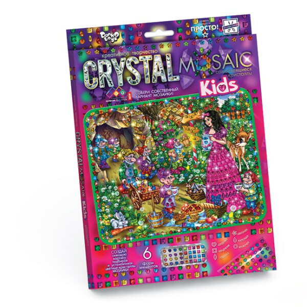 Набор для креативного творчества Danko Toys CRYSTAL MOSAIC KIDS Белоснежка CRMk-01-07 (38575)
Набор для креативного творчества Danko Toys CRYSTAL MOSAIC KIDS Белоснежка CRMk-01-07 (38575)