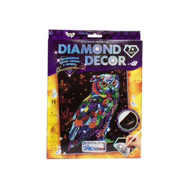 Набор для творчества Dankotoys Diamond Decor Бриллиантовая сова (TOY-56108)
Набор для творчества Dankotoys Diamond Decor Бриллиантовая сова (TOY-56108)