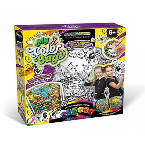 Комплект креативного творчества Danko Toys My Color Bag сумка-раскраска мини (6833DT)
Комплект креативного творчества Danko Toys My Color Bag сумка-раскраска мини (6833DT)