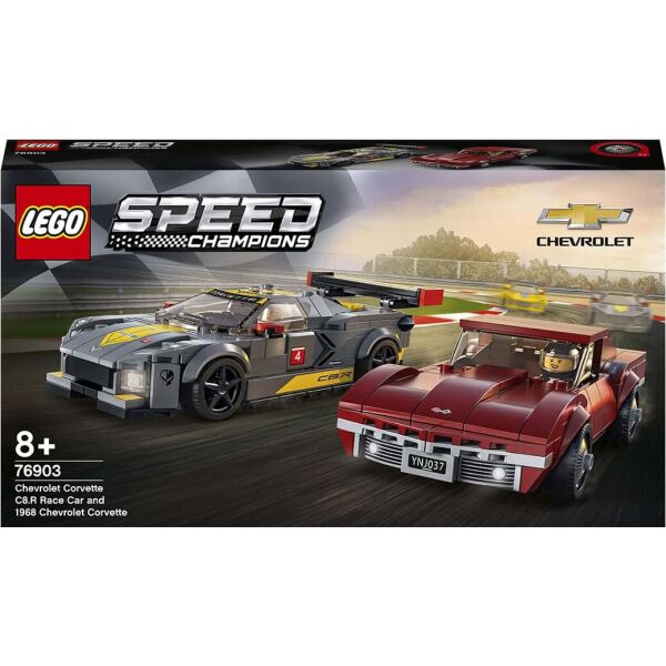 LEGO Speed Champions Chevrolet Corvette C8.R Race Car and 1968 Chevrolet Corvette (76903)
LEGO Speed Champions Chevrolet Corvette C8.R Race Car and 1968 Chevrolet Corvette (76903)