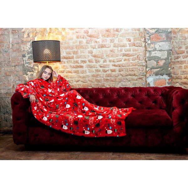 Новогодний плед с рукавами и карманами из микрофибры "Merry Christmas" MyGift Premium, 200х160 см
Новогодний плед с рукавами и карманами из микрофибры "Merry Christmas" MyGift Premium, 200х160 см