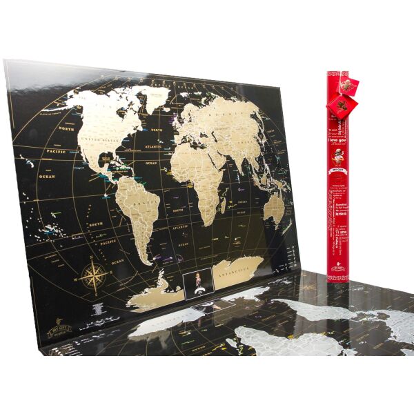 Подробная скретч карта мира MyGift Black Edition ENG для любимого человека In Love, в оригинальном тубусе, 88х63 см
Подробная скретч карта мира MyGift Black Edition ENG для любимого человека In Love, в оригинальном тубусе, 88х63 см
