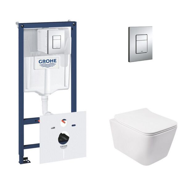 Комплект инсталляция 5 в 1 Grohe Rapid SL 38827000 и унитаз с сиденьем Qtap Crow QT05335170W (SD00038240)
Комплект инсталляция 5 в 1 Grohe Rapid SL 38827000 и унитаз с сиденьем Qtap Crow QT05335170W (SD00038240)
