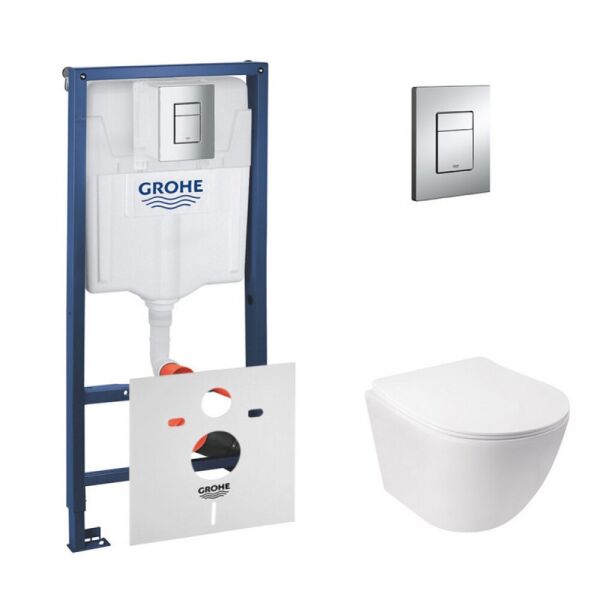 Комплект инсталляция 4 в 1 Grohe Rapid SL 38772001 и унитаз с сиденьем Qtap Jay QT07335176W (SD00038244)
Комплект инсталляция 4 в 1 Grohe Rapid SL 38772001 и унитаз с сиденьем Qtap Jay QT07335176W (SD00038244)