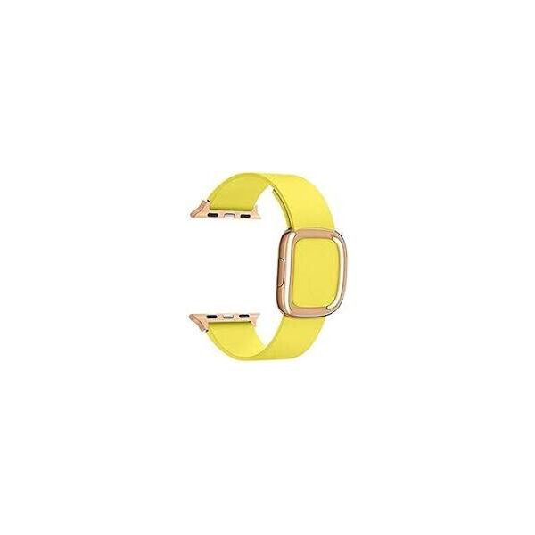 Ремінець Modern Buckle Leather Loop для Apple Watch Series 1/2/3/4/5/6 42mm/44mm Gold / Yellow (LC-0267)
Ремінець Modern Buckle Leather Loop для Apple Watch Series 1/2/3/4/5/6 42mm/44mm Gold / Yellow (LC-0267)