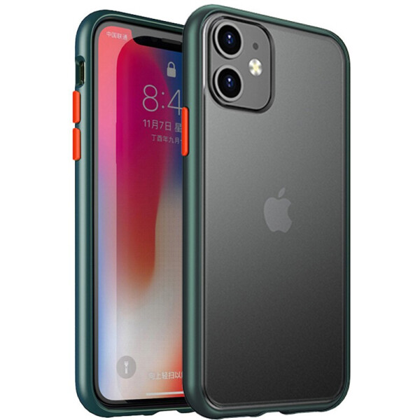 Чехол-накладка Ipaky Cucoloris Series/TPU Frame Anti-Scratch PC Case Apple iPhone 11 Dark Green
Чехол-накладка Ipaky Cucoloris Series/TPU Frame Anti-Scratch PC Case Apple iPhone 11 Dark Green