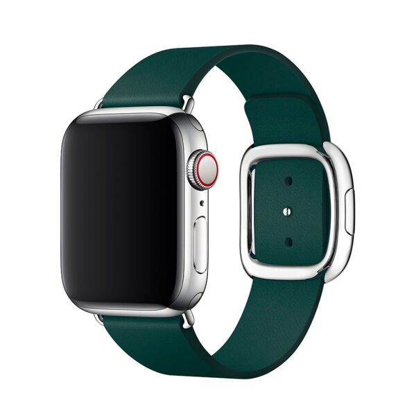 Ремінець Modern Buckle Leather Loop для Apple Watch Series 1/2/3/4/5/6 38mm/40mm Black / Forest Green (LC-0243)
Ремінець Modern Buckle Leather Loop для Apple Watch Series 1/2/3/4/5/6 38mm/40mm Black / Forest Green (LC-0243)