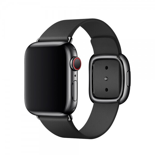 Ремінець Modern Buckle Leather Loop для Apple Watch Series 1/2/3/4/5/6 38mm/40mm Black / Black (LC-0242)
Ремінець Modern Buckle Leather Loop для Apple Watch Series 1/2/3/4/5/6 38mm/40mm Black / Black (LC-0242)
