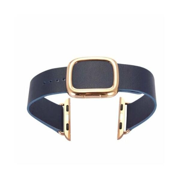 Ремінець Modern Buckle Leather Loop для Apple Watch Series 1/2/3/4/5/6 38mm/40mm Gold / Midnight Blue (LC-0261)
Ремінець Modern Buckle Leather Loop для Apple Watch Series 1/2/3/4/5/6 38mm/40mm Gold / Midnight Blue (LC-0261)