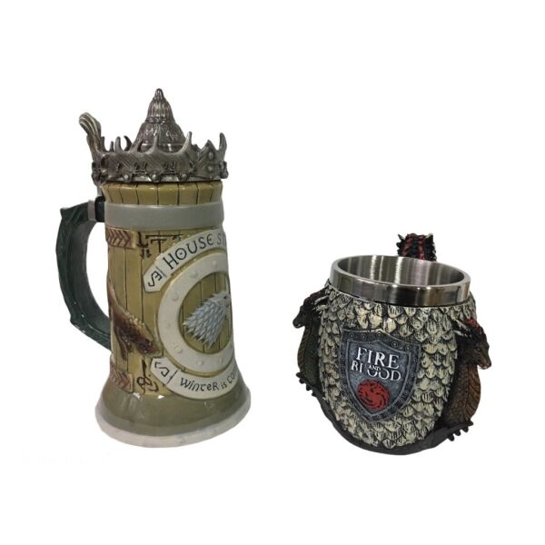 Подарочный набор Кружка Игра Престолов Дом Старков и Fire And Blood Targaryen 3D 650/400мл
Подарочный набор Кружка Игра Престолов Дом Старков и Fire And Blood Targaryen 3D 650/400мл