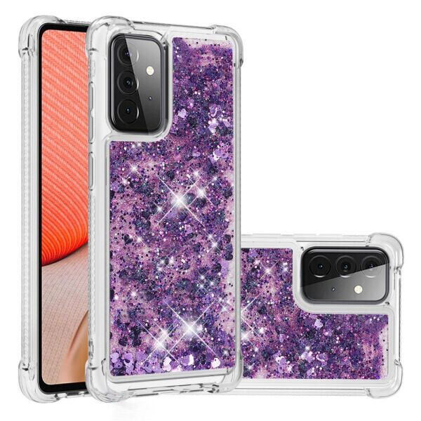 Силиконовый (TPU) чехол Deexe Liquid Glitter для Samsung Galaxy A72 (А725) - Purple 
Силиконовый (TPU) чехол Deexe Liquid Glitter для Samsung Galaxy A72 (А725) - Purple