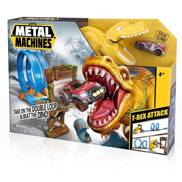 Трек Zuru Metal Machines T-Rex Attack Playset Подвійна Петля Пускач - трамплін - 1 машинка (6702) (B07CJQ1FPM)
Трек Zuru Metal Machines T-Rex Attack Playset Подвійна Петля Пускач - трамплін - 1 машинка (6702) (B07CJQ1FPM)
