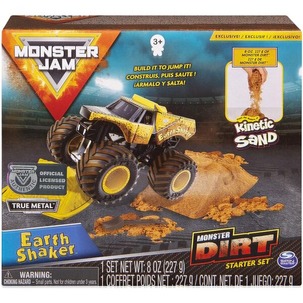 Набір Spin Master Monster Jam, Earth Shaker Monster Dirt Starter Set і кінетичний пісок (6054801) (B07PGQ78V7)
Набір Spin Master Monster Jam, Earth Shaker Monster Dirt Starter Set і кінетичний пісок (6054801) (B07PGQ78V7)