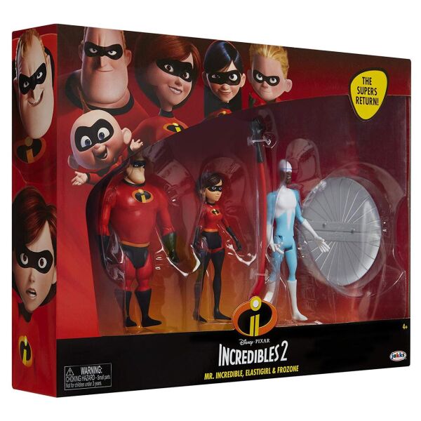 Ігровий набір The Incredibles 2 Mr. Incredible Elastigirl & Frozone Суперсімейка 2 (49164) (B0776DZ4P2)
Ігровий набір The Incredibles 2 Mr. Incredible Elastigirl & Frozone Суперсімейка 2 (49164) (B0776DZ4P2)