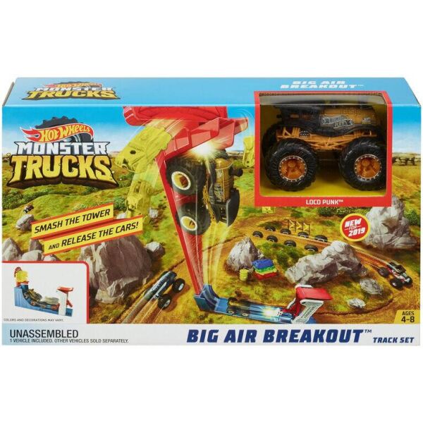 Ігровий набір Hot Wheels Monster Trucks Big Air Breakout Великий повітряний прорив (405027)
Ігровий набір Hot Wheels Monster Trucks Big Air Breakout Великий повітряний прорив (405027)