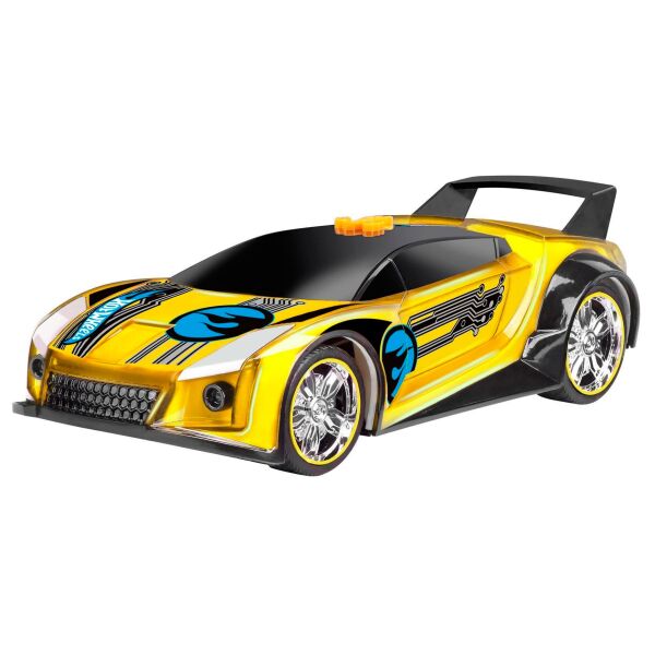 Супергонщик Quick ’N Sik со светом и звуком, желтая машинка, 25 см, Hot Wheels, Toy State
Супергонщик Quick ’N Sik со светом и звуком, желтая машинка, 25 см, Hot Wheels, Toy State