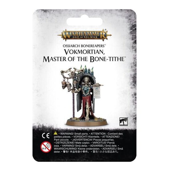 Настольная игра Games Workshop Ossiarch Bonereapers Vokmortian Master of the Bone-Tithe Age of Sigmar (99070207012)
Настольная игра Games Workshop Ossiarch Bonereapers Vokmortian Master of the Bone-Tithe Age of Sigmar (99070207012)