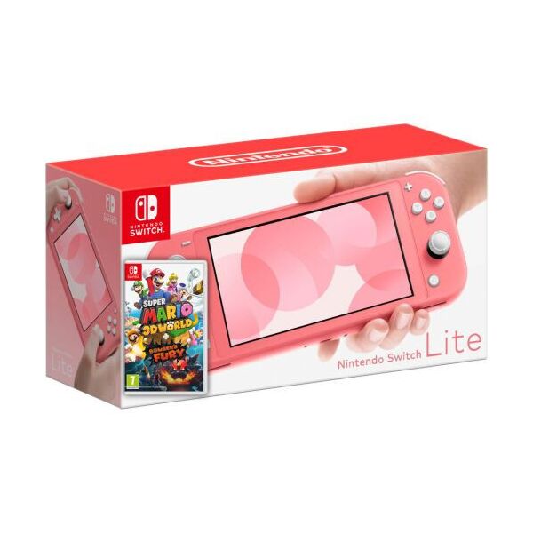 Nintendo Switch Lite Coral + Игра Super Mario 3D World + Bowser's Fury (русская версия)
Nintendo Switch Lite Coral + Игра Super Mario 3D World + Bowser's Fury (русская версия)