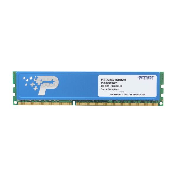 Оперативна пам'ять Patriot DDR3 HEATSHIELD 8GB 1600 MHz CL11 DIMM 1 (PSD38G16002H)
Оперативна пам'ять Patriot DDR3 HEATSHIELD 8GB 1600 MHz CL11 DIMM 1 (PSD38G16002H)