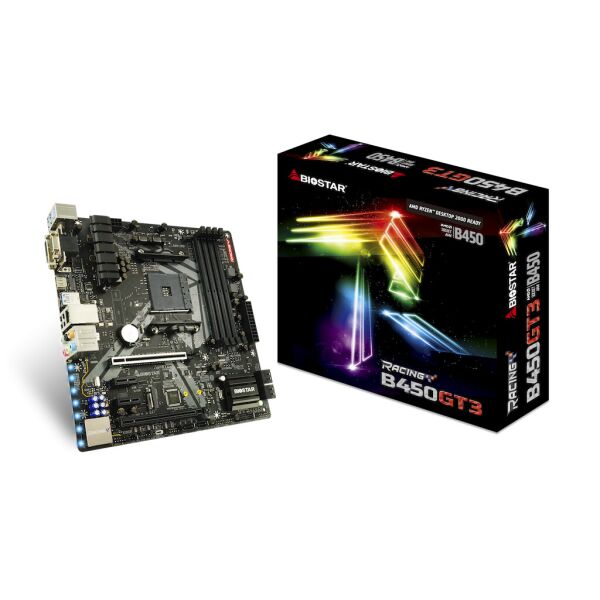 Материнська плата Biostar Socket AM4 AMD B450 MicroATX 2 × PCIe x16 2 x DDR4 DIMM; Кількість каналів 2 (B450GT3)
Материнська плата Biostar Socket AM4 AMD B450 MicroATX 2 × PCIe x16 2 x DDR4 DIMM; Кількість каналів 2 (B450GT3)