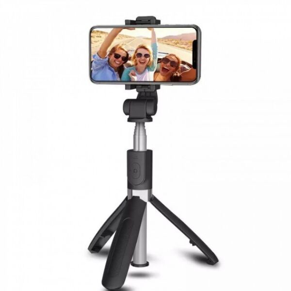 Селфи палка Selfie Stick L01S Монопод-штатив с пультом тринога для смартфона Bluetooth Черная
Селфи палка Selfie Stick L01S Монопод-штатив с пультом тринога для смартфона Bluetooth Черная