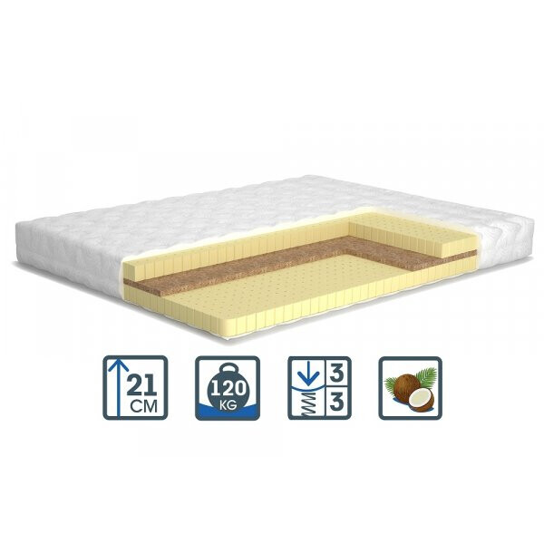 Матрас Латекс кокос ультра 160x200
Матрас Латекс кокос ультра 160x200