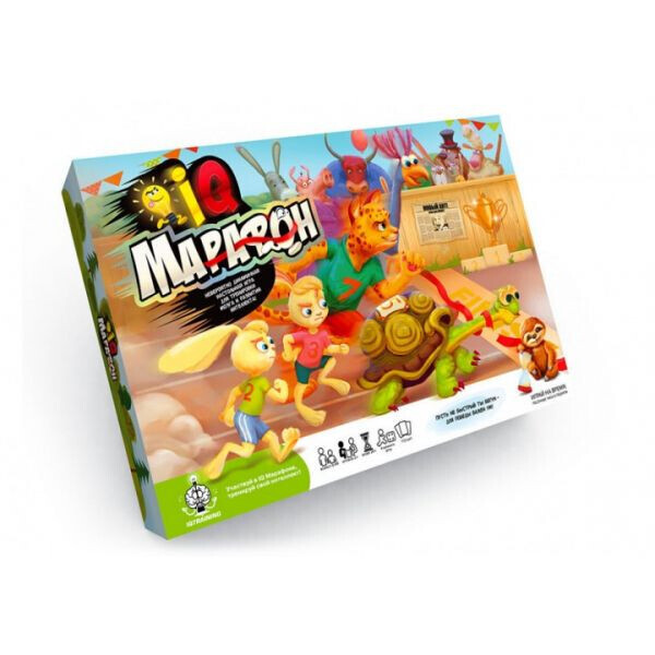 Настольная интеллектуальная развлекательная игра Danko Toys IQ-Марафон настолка для всей семьи
Настольная интеллектуальная развлекательная игра Danko Toys IQ-Марафон настолка для всей семьи