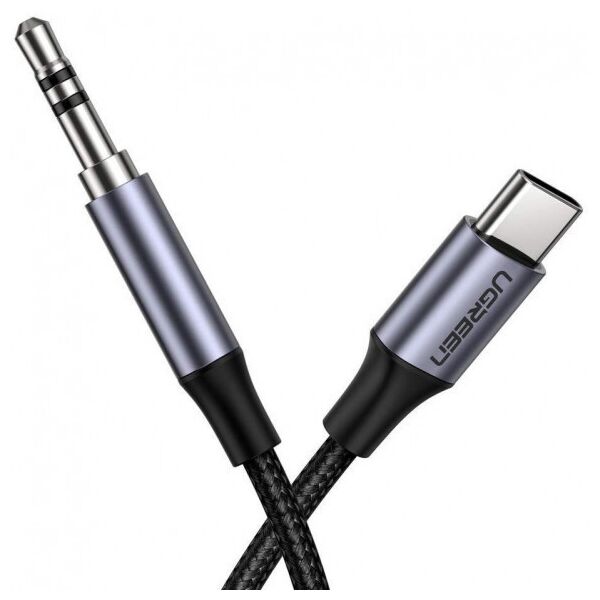 Межкомпонентный кабель UGREEN AV143 3.5 mm Male to USB Type-C Audio Cable Braided with Aluminum Shell, 1 m Gray 30633
Межкомпонентный кабель UGREEN AV143 3.5 mm Male to USB Type-C Audio Cable Braided with Aluminum Shell, 1 m Gray 30633