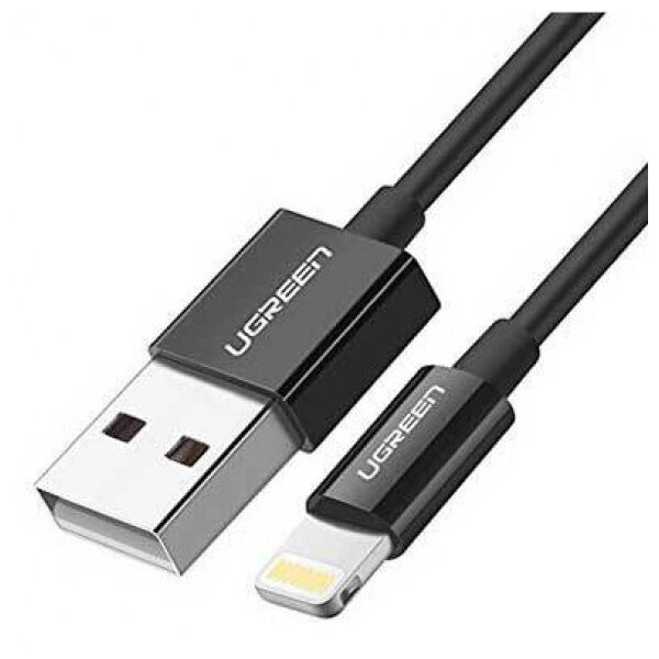 Межкомпонентный кабель UGREEN US155 USB-A 2.0 - Lightning, MFI, 1 m Nickel Plated Black 80822
Межкомпонентный кабель UGREEN US155 USB-A 2.0 - Lightning, MFI, 1 m Nickel Plated Black 80822