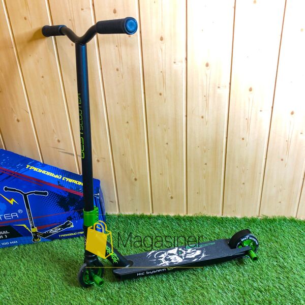 Самокат трюковый с алюминиевыми колесами 2 пеги в комплекте Best Scooter зеленый (DIMSA-027-1N), Черный с зеленым
Самокат трюковый с алюминиевыми колесами 2 пеги в комплекте Best Scooter зеленый (DIMSA-027-1N), Черный с зеленым