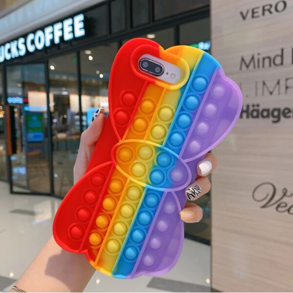 Силиконовый попит чехол антистресс pop it для iPhone XR кейс для телефона с пупыркой case бабочка
Силиконовый попит чехол антистресс pop it для iPhone XR кейс для телефона с пупыркой case бабочка