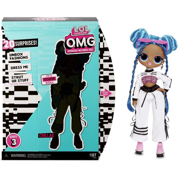 Кукла ЛОЛ ОМГ Леди Релакс Оригинал L.O.L. Surprise! O.M.G. Series 3 Chillax Fashion Doll with 20 Surprises
Кукла ЛОЛ ОМГ Леди Релакс Оригинал L.O.L. Surprise! O.M.G. Series 3 Chillax Fashion Doll with 20 Surprises